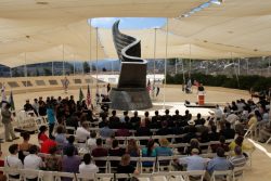 Memorial Service in the Twin Towers Memorial, Jerusalem Hills 2017