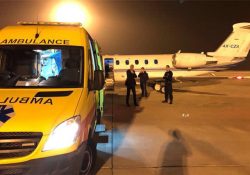 A two-day-old baby born to Syrian refugee parents in Cyprus flown to Israel for heart surgery