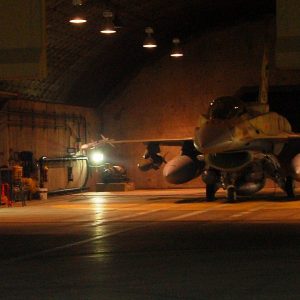 Israeli F-16 preparing to bomb the Syrian nuclear facility