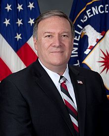 Michael Pompeo, Present Director of the CIA and soon to be named Secretary of State. 