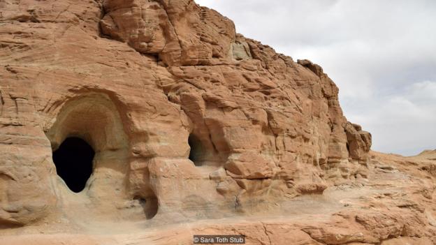 Over the course of several centuries, thousands of mines and tunnels were dug beneath what is now Timna National Park (Credit: Sara Toth Stub)