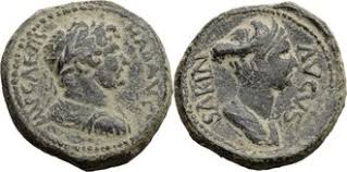 JUDAEA, Aelia Capitolina (Jerusalem). Hadrian 117-138 A.D. AE 21mm Obverse: Laureate bust of emperor, right Reverse: Bust of Sabina Reference: Meshorer 7 (Author's collection) add coin pic-Hanan Eshel.