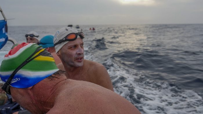 Great Shark Swim, Israeli swimmer Oded Rahav. Photo credit: Charl Rorich