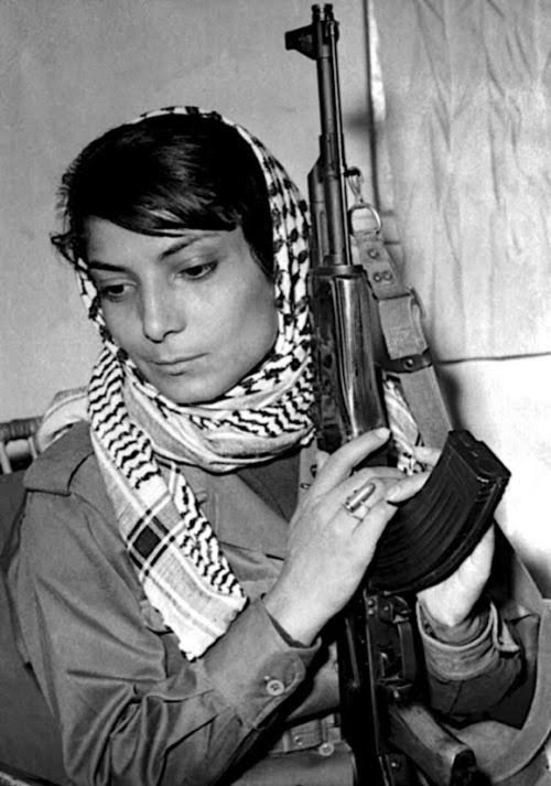 Leila Khaled, approximately 1970. credit Eddie Adams