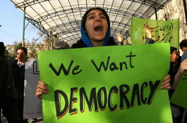 We want democracy (AFP: File Photo)