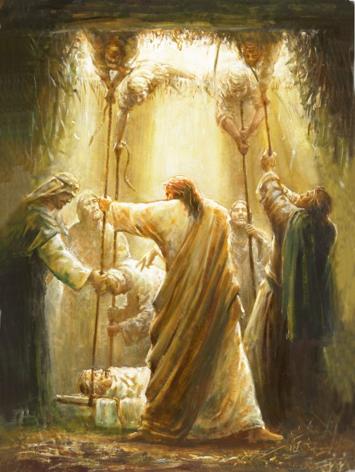 Jesus Healing the Crippled, by Yongsung Kim
